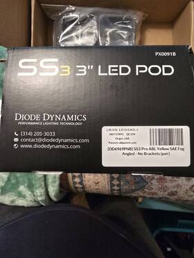 Dd6191-ss3fog-3028 Diode Dynamics Ss3 Led Fog Light Kit Toyota 4runner 2014-2024 Amber