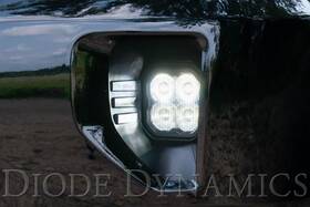 Dd7110 Diode Dynamics Ss3 Led Fog Light For 2016-2018 Chevy Silverado Sport White With Amber Backlight