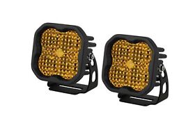 Dd6870p Diode Dynamics Ss3 Sport Amber Universal Flood Light Pod Set With Backlight