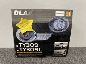 Ty309-c Dlaa Ty309 Fit 08-10 Toyota Highlander Chrome Trim Black Bezel Fog Light Kit