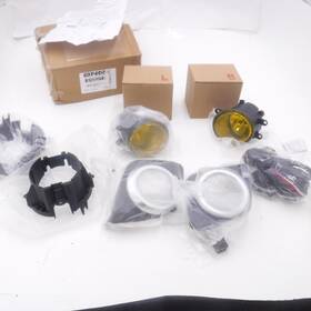 Fl-ztl-150-am Dna Motoring Pair Fog Lights Bezel And Switch For 2009-2012 Rav4