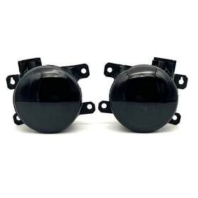 Fl-ztl-373-sm Dna Motoring Honda Civic 2013-21 Accord 2013-15 Black Out Smoke Fog Lights