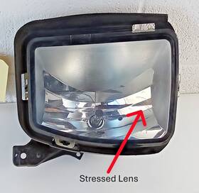 13ds Dodge F3 2013 - 2018 Ram 1500 Left Hand Driver Side Fog Light Oem