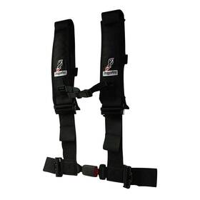14-08021066-36e81e Dragonfire Racing 4-point Safety Harness With Automotive Buckle 3 Inch Black