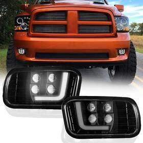 Ram-0912 Drfg Led Fog Light With Daytime Running For Dodge Ram 2009-2012 1500 White