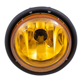 2225-9003b Driver Or Passenger Side Halogen Fog Light Assembly With Amber Lens 01-10 Columbia