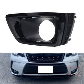 Earthoee 323456456352 1x Front Bumper Fog Light Bezel Black For Subaru Forester 2014-2018 Left