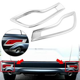 Earthoee 550756466020 Cr-v Trim Rear Bumper Reflector Cover Chrome For Honda Crv 2017 - 2019