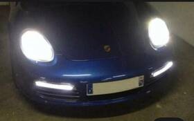 E-ps302-cce2 Eclover Led Daytime Running Light Fog Clear Bumper Lamp For Boxster 987 2005 2008