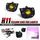 Epandahouse29539 Epandahouse For Scion Tc Yellow Lens Fog Lights Assemblies Pink