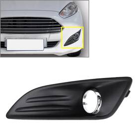Eparts 996812328480 1x Left Front Bumper Fog Light Lamp Frame Cover For Ford Fiesta 2013-2019