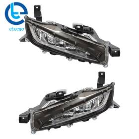 866663 Etecgo For Lexus Rx350 Rx450h 2020 2021 2022 Led Drl Fog Light Black Lamp Front Lh Rh