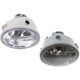 10824546 Evan-fischer Front Fog Light Assembly Set For 2006-2010 Ford F-150 With Bulb And Clear Trim