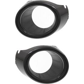 12742777 Evan-fischer Fog Light Trim Set For 2013-2014 Honda Civic Left And Right Primed Plastic 2pc