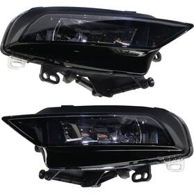 14478892 Evan-fischer Fog Light For 2015-2016 Audi A3 Set Of 2 Front Driver And Passenger Side