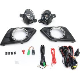 14517880 Evan-fischer Fog Light For 2014-2016 Nissan Rogue Set Of 2 Front Driver And Passenger Side