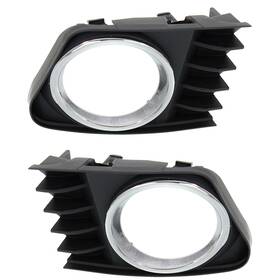 14904932 Evan-fischer Fog Light Trim Set For 2012-2014 Toyota Prius V Left And Right / Hole