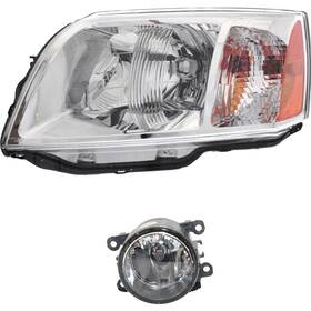 16580768 Evan-fischer Headlight Kit For 2006-2011 Mitsubishi Endeavor Left 2pc