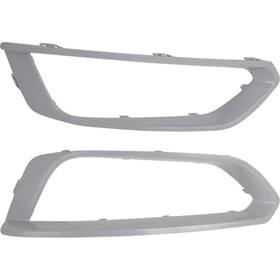 16584390 Evan-fischer Fog Light Trim For 2014-2016 Bmw 228i Set Of 2 Lh And Rh Air Inlet Finisher