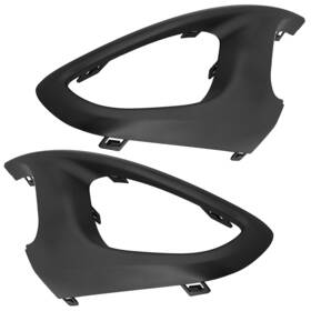 17148260 Evan-fischer Fog Light Trim Set For 2014-2018 Jeep Cherokee Front Left And Right Side Outer