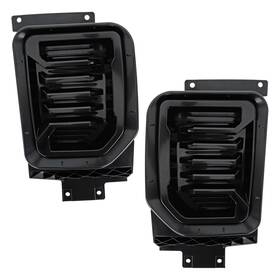 17672888 Evan-fischer Fog Light Covers Set Of 2 Front Driver And Passenger Side Left Right For Gmc Pair