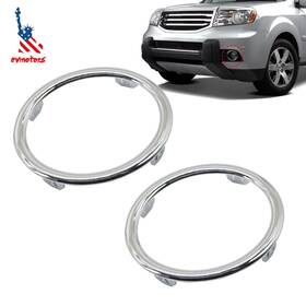 71112szaa60 Evmotors Fog Light Cover Set For 2012-2015 Honda Pilot Front Driver Lh Passenger Rh Side