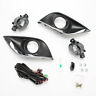 Dvc-fogli-088 Fit 2015-2017 Versa Sedan Clear Lens Fog Lights Pair H11 4dr Bezel Wire Switch