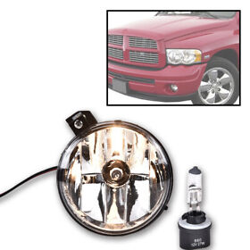 Alo03298 Fit For 01-04 Dodge Dakota Durango Chrome Clear Fog Light Bumper Lamp Left Side