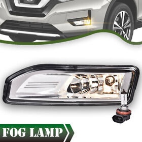 Alo02062 Fit For 17-19 Nissan Rogue Right Clear Bumper Fog Light Driving Lamp With Bulb