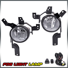 02hla1310awt Fit For Honda Cr-v Crv Clear Fog Lights Front Bumper Lamps 07-09 With Wiring Switch