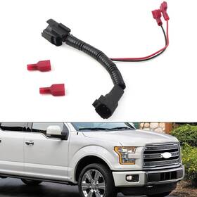 Flashbuyeasy 550753334346 Parking Lights Adapter Fit Halogen Headlights For Ford F Series 2015-2023