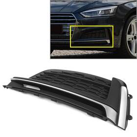 Flashbuyeasyusa 550740625099 Front Bumper Fog Light Lamp Grill Bezel Cover For Audi A5 S5 2017-20 Left