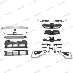 Eb3zwfcrv20ex23pc Fofuyey 23pc For Cr-v 2020-21 Chrome Grille Molding Intercooler Fog Light Bumper Bracket