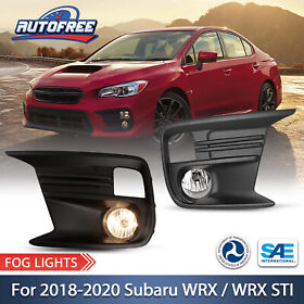 Eaf30-0629-09 Fog Lights For 2018-2020 Subaru Wrx Sti Bumper Front Lamps Wiring Switch Kit