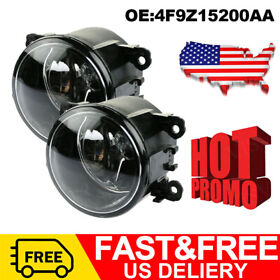 Av0197-c-titan Fog Lights For Nissan Titan 2016-2019 Clear Lens Pair Bumper Lamp Replacement Us