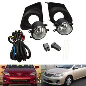 G40015 For 2011-2013 Toyota Corolla Front Bumper Fog Light Lamp With Bulb Switch 11-13