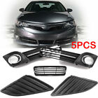 Tl335852dt For 2012-2014 Toyota Camry Front Bumper Lower Grille Insert Fog Hole Cover Lh Rh
