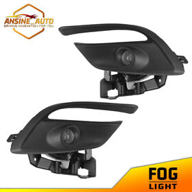 30-0540-09 For 2017 2018 Mazda 3 Led Clear Fog Light With Oe Fitment Bezel Wiring Switch Kit