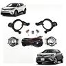 Mslafl-0127 For 2018-2019 Toyota C-hr Clear Lens Fog Lights With Switch Bulbs Bracket Wires