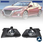 La1599705cm For 2019-2021 Nissan Altima Clear Fog Lights Lamps Switch Wirings Lh And Rh