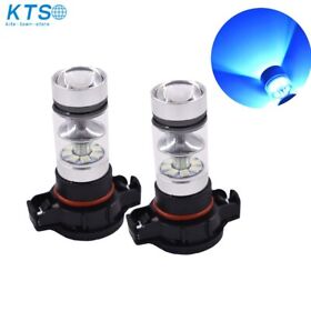 5202 For Chevy Tahoe 2007 2008 2009-2015 Ice Blue Led Fog Lights Driving Bulbs