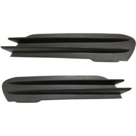 For Chrysler Town And Country Fog Light Cover 2011-2016 Lh Rh Pair Black Capa