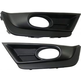 For Honda Cr-v Fog Light Cover 2017 2018 Lh And Rh Pair Set Black Ex Ex-l Model