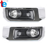 Tr40794 For Toyota 4runner Limited 2014-2021 Pair Front Driving Fog Light With Chrome Bezel