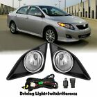 W40014 For Toyota Corolla 2009-2010 Front Bumper Fog Light Grille Wiring Switch Kit