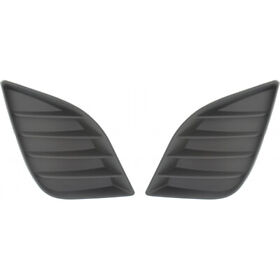 For Toyota Corolla Fog Light Cover 2014 2015 2016 Lh And Rh Pair Set Black Capa
