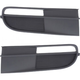 For Volkswagen Beetle Fog Light Cover 2012-2018 Outer Lh And Rh Pair Set Black