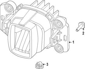 Rb5z-15200-a Ford Genuine Fog Lamp Assembly