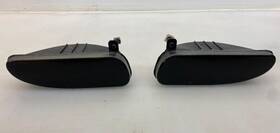Sc007 Ford 1995 Mustang Left/right Smoked Fog Light Lens Dark Tint Only No Brkts
