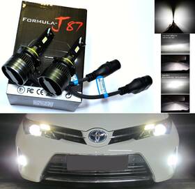 9040 Formula-j87 731946684732 Led Kit G8 100w 6500k White Two Bulbs Fog Light Replacement Upgrade Lamp Oe